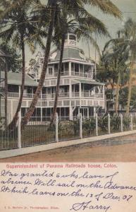 LP75  Panama,  Canal Zone, Railroads House, Colon,   