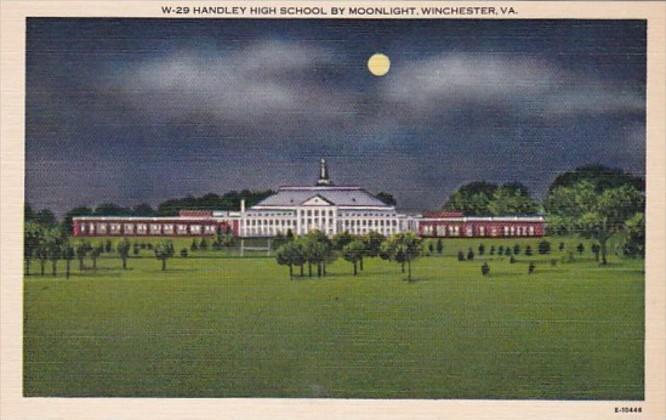 Virginia Winchester Handley High School By Moonlight