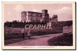 Postcard Old Lourmarin Vaucluse General view of the Chateau Feodal