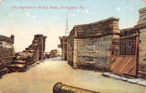 ST AUGUSTINE FLORIDA~LOT OF 3 1910s POSTCARDS~FORT MARION-ROMAN ARCH-CITY GATES