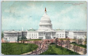 Postcard - Capitol From Library - Washington, District of Columbia