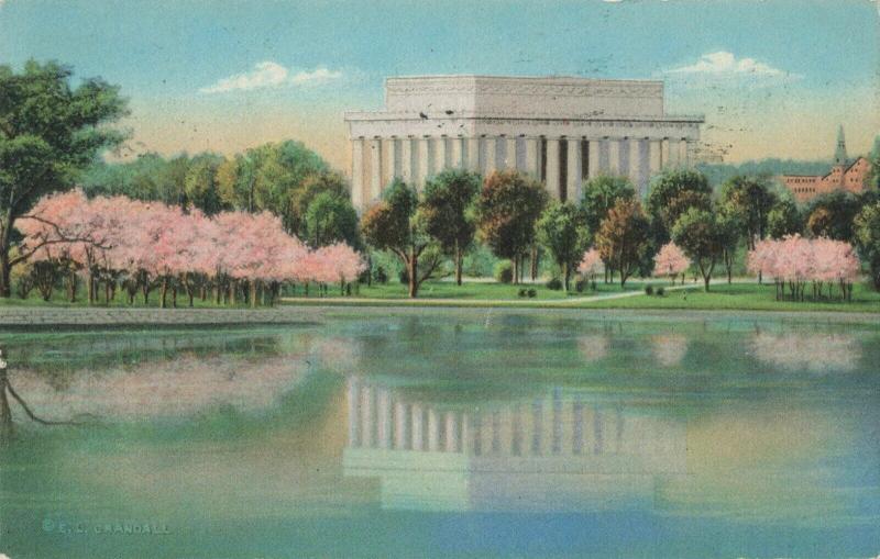 Postcard Lincoln Memorial Washington DC