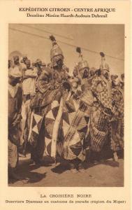 B91697  niger africa Djerma warriors parade costume types folklore