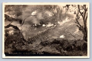 K3/ Maunaloa Volcano Hawaii RPPC Postcard c1920s Molokai Island  477