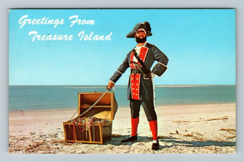 Treasure Island FL- Florida, General Greetings, Chrome c1967 Postcard