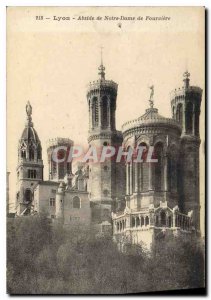 Postcard Old Lyon Apse of Notre Dame de Fourviere