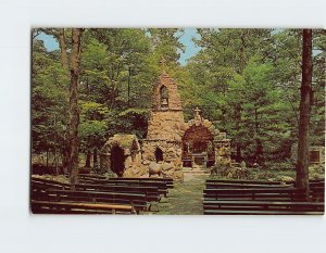 Postcard Shrine Mont, The Cathedral Shrine of the Transfiguration, Virginia