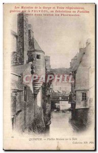 Old Postcard Quimper Old Houses on the Steir