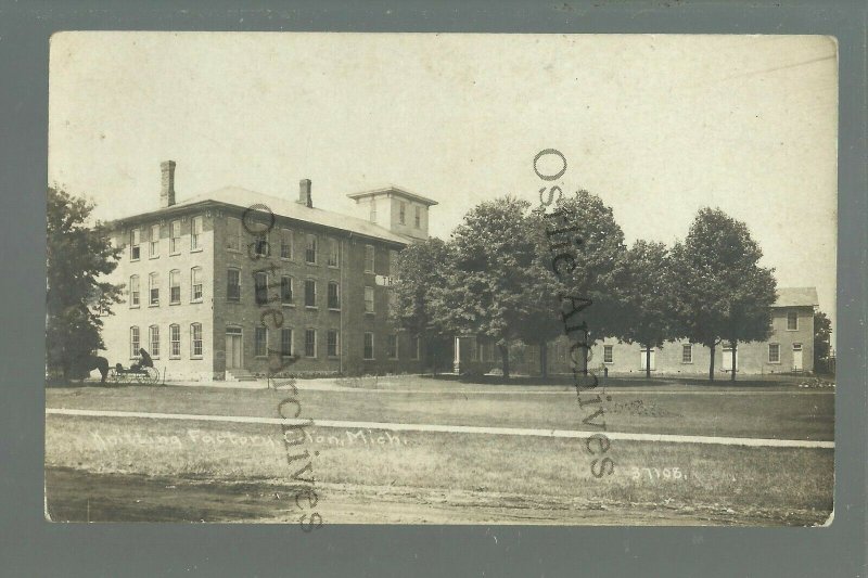 Colon MICHIGAN RPPC c1910 KNITTING FACTORY nr Coldwater Three Rivers C.R. CHILDS