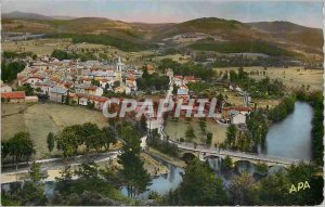 Old Post Card Le Malzieu Ville (Lozere) Vue Generale Cure Air Alt 860 m