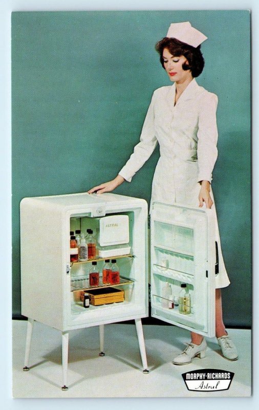 Retro Advertising MORPHY RICHARDS ASTRAL Refrigerator ~ Vintage Repro Postcard*