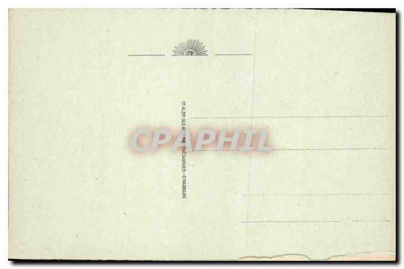 Postcard Old Strasbourg Cathedral Astronomical Clock