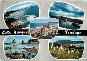 Postcard Modern Cote Basque Hendaye