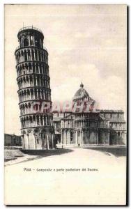 Postcard Old Pisa has Companille door Posteriare dei Duemo