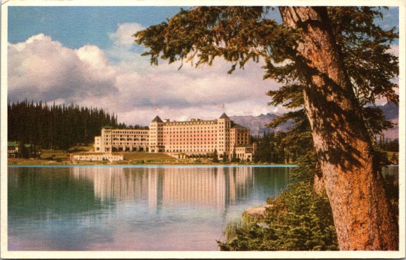 Chateau Lake Louise Banff National Park Divided Back Natural Color Postcard 