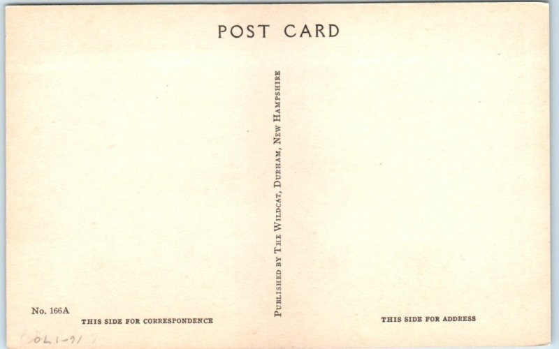 Postcard - Nesmith Hall, University of New Hampshire - Durham, New Hampshire