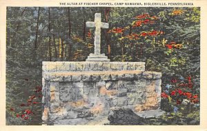 The Altar at Fischer Chapel, Camp Nawakwa Biglerville, Pennsylvania PA s 