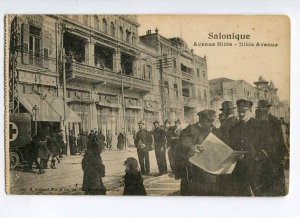 3025214 GREECE SALONIKI Red cross on Nikis avenue vintage PC