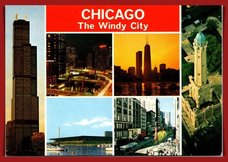 Illinois. Chicago - The Windy City - Multi View - [IL-380X]