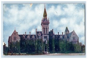 1900-10 Knox College Toronto Canadian Vintage Postcard F28E