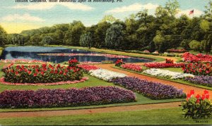 Pennsylvania Harrisburg The Italian Gardens Curteich