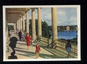 208526 RUSSIA Pushkin town Catherine Park Cameron Gallery old postcard