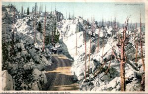 Yellowstone National Park Silver Gate and The Hoodoos Detroit Publishing