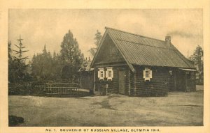 Postcard London Exhibition 1913 Ideal Home Show Olympia - Russian Village