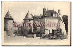 Postcard Old Chablis And The Monument Tours