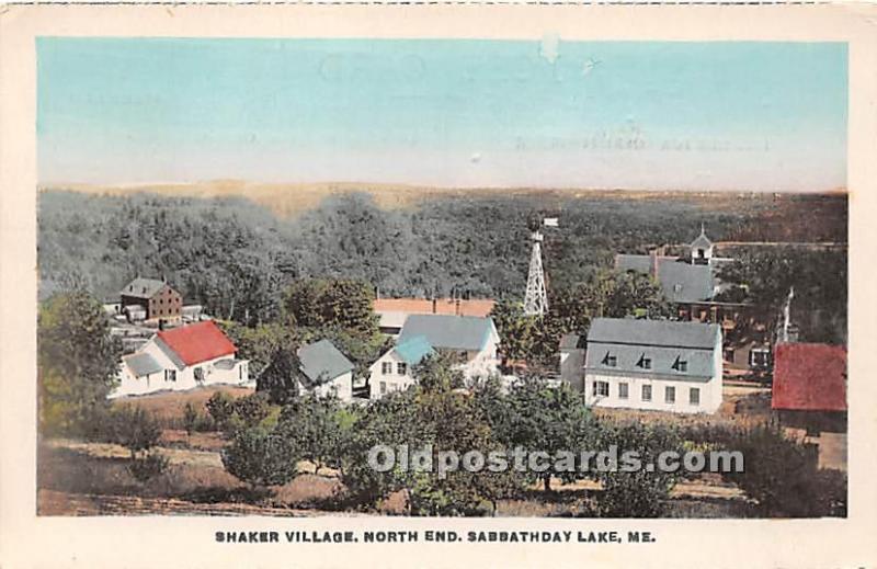 Shaker Village, North End Sabbathday Lake, ME, USA 1942 