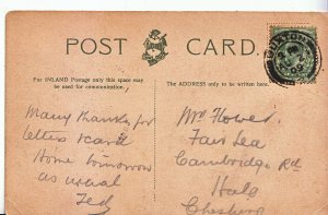 Genealogy Postcard - Family History - Flower - Hale - Cheshire  A1519