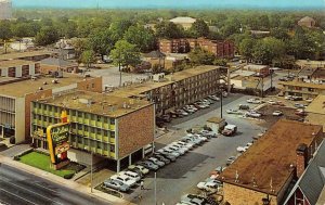 MEMPHIS TN Tennessee HOLIDAY INN MOTEL~Midtown ROADSIDE Bird's Eye View Postcard