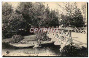 Tours Old Postcard Bridge Lake Garden of pre-strips of & # 39Oe