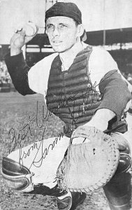 Sammy White, Boston Red Sox Catcher Autographed postcard