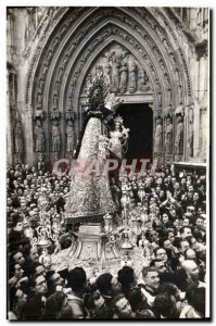 Old Postcard Valencia Traslade the Virgen Desde On Real Capille has Catedral