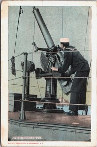 USA Anti Aircraft Gun Soldiers Military Vintage Postcard C200