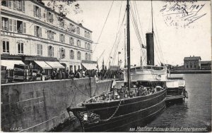 CPA HONFLEUR Bateau du Havre - Embarquement (1225790)