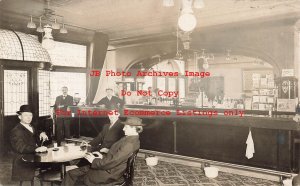 OH, Cincinnatus, Ohio, RPPC, Grammer's Cafe & Saloon, Men Smoking Cigars