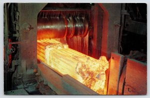 Gary Indiana~Red Hot Ingots @ US Steel Corporation Plant Factory Works 1950-1964 