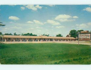 Unused Pre-1980 SILVER SADDLE MOTEL Ames Iowa IA u0630@