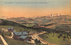France Aix les Bains Plateau du Revard et la Chaine du Mont Blanc postcard C324