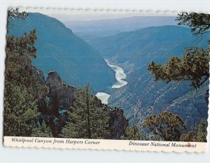 Postcard Whirlpool Canyon Dinosaur National Monument Utah Colorado USA