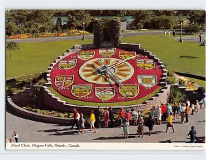 Postcard Floral Clock, Niagara Falls, Canada