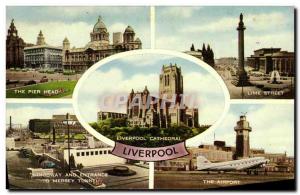 Postcard Old Liverpool Cathedral Liverpool