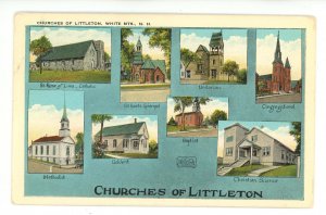 NH - Littleton. Multi-View- Churches of Littleton