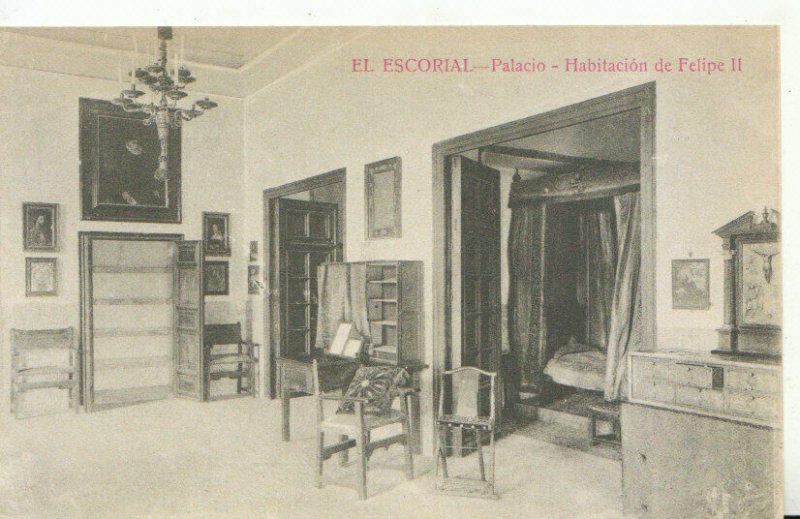 Spain Postcard - El Escorial - Palacio - Habitacion De Felipe II - Ref TZ7884