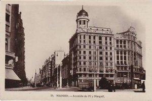 Spain Madrid Avenida de Pi y Margall Real Photo