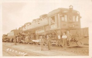 California Southern Pacific Railroad  Train Engine Real Photo Postcard AA79755