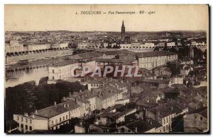 Postcard Old Toulouse Panoramic