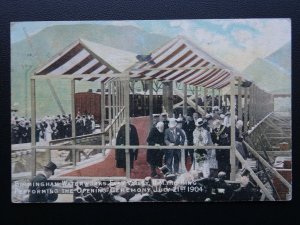 Elan Valley KING EDWARD Vll Birmingham Waterworks Opening Ceremony 1904 Postcard